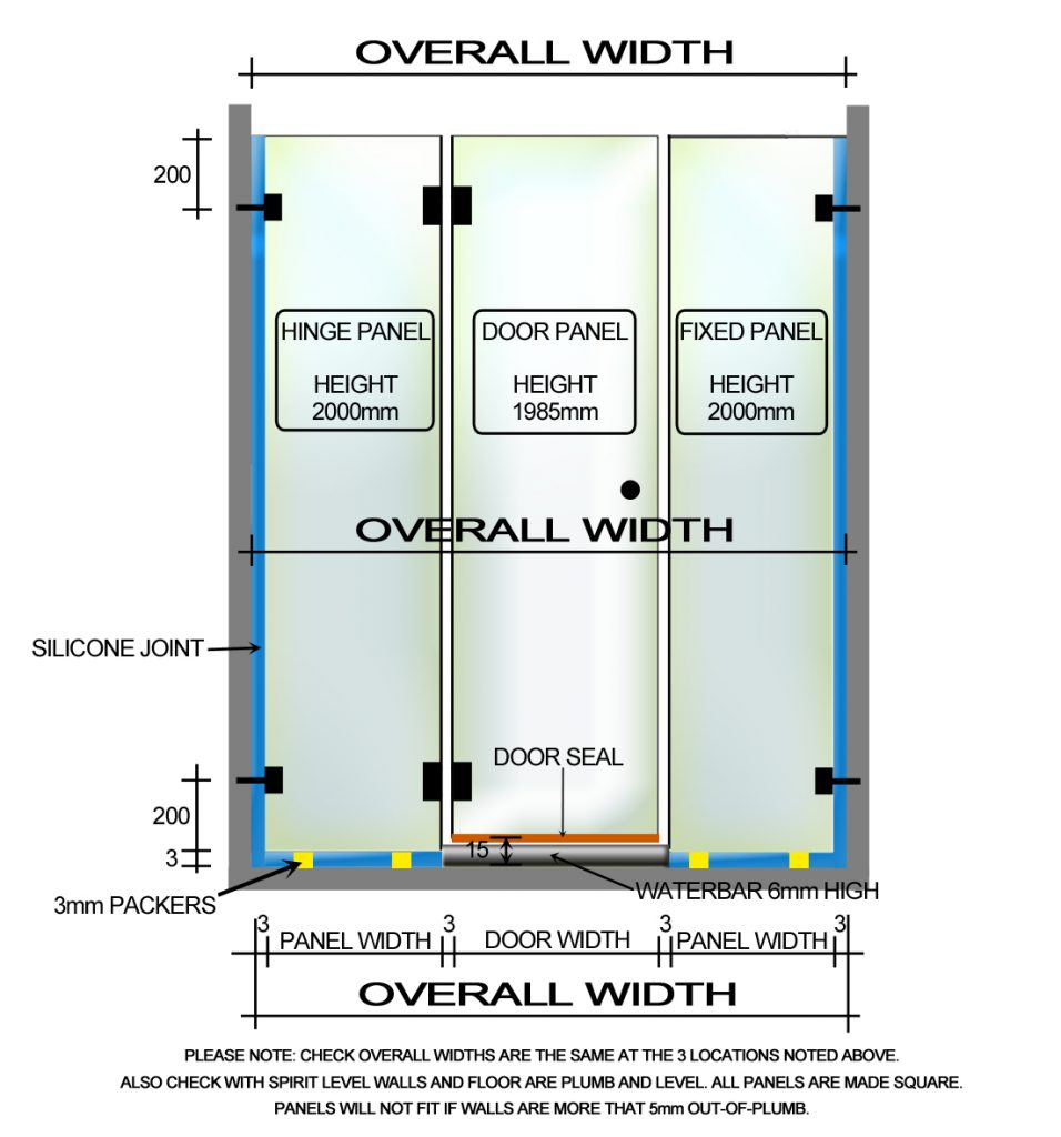Supplier layout drawing